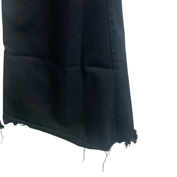 Judy Blue Super Flare Frayed Hem Stretch Washed Black Highrise Jeans sz 31 - Picture 5 of 7